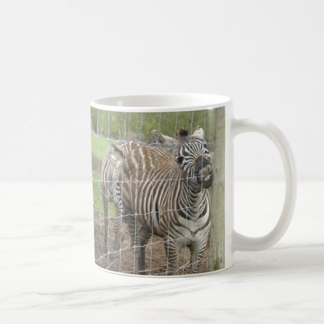 Caneca De Café Zebra sorridente (Direita)