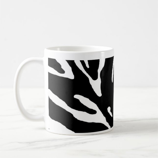Caneca De Café Zebra Stripe Mug (Esquerda)