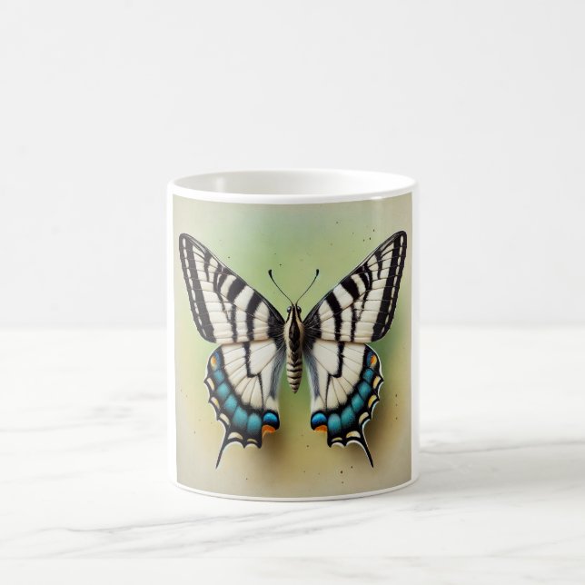 Caneca De Café Zebra Swallowtail Butterfly 180624IREF104 - Waterc (Centro)
