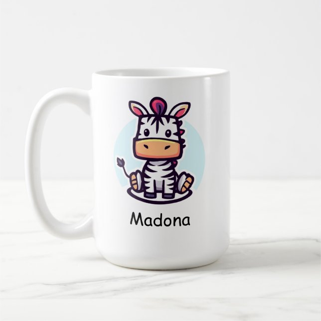 Caneca De Café Zebra Zippy (Esquerda)