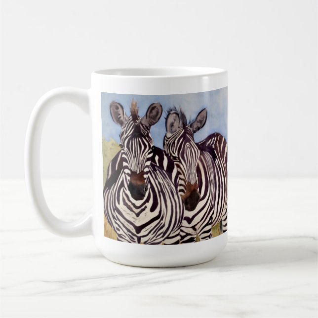 Caneca De Café Zebras (Esquerda)