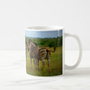 Caneca De Café Zebras Africanas em Contexto Natural