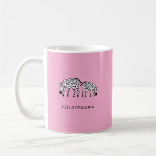 Caneca De Café Zebras quenianas fofas