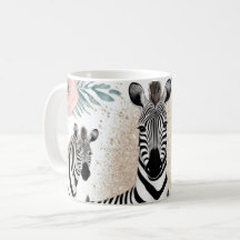 Zebras Whimsical e Fantasia Floral