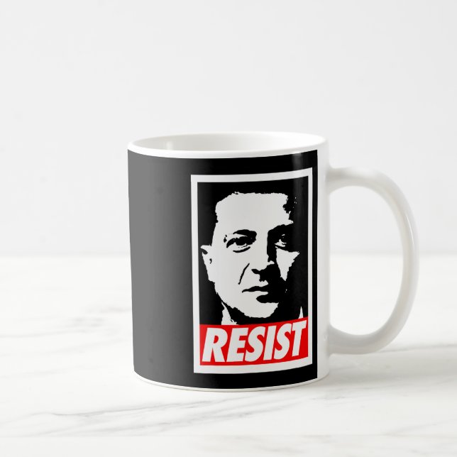 Caneca De Café Zelenskyy - Resist Support Ukraine I Stand With Uk (Direita)