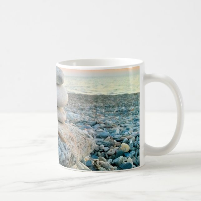 Caneca De Café Zen Beach Stones (Direita)