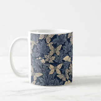 Caneca De Café Zen cup- Autumn Leaf and Butterfly Illusion