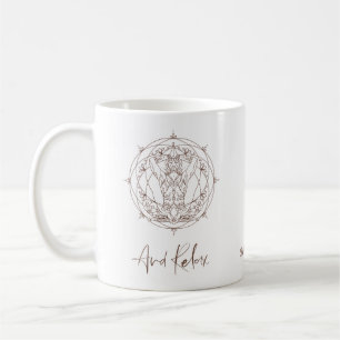 Caneca De Café Zen Meditation Mandala E Relaxe Nome De Cotação