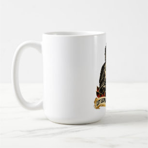 Caneca de Café Zen Retorna Respiração Dourada