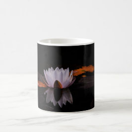 Caneca De Café Zen White Lotus Flower