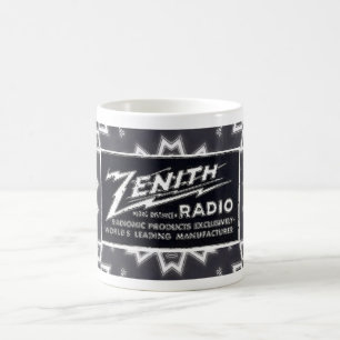 Caneca De Café ZENITH RADIO AD Coffee Mug