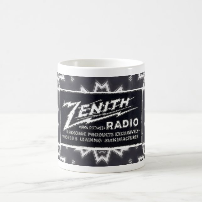 Caneca De Café ZENITH RADIO AD Coffee Mug (Centro)