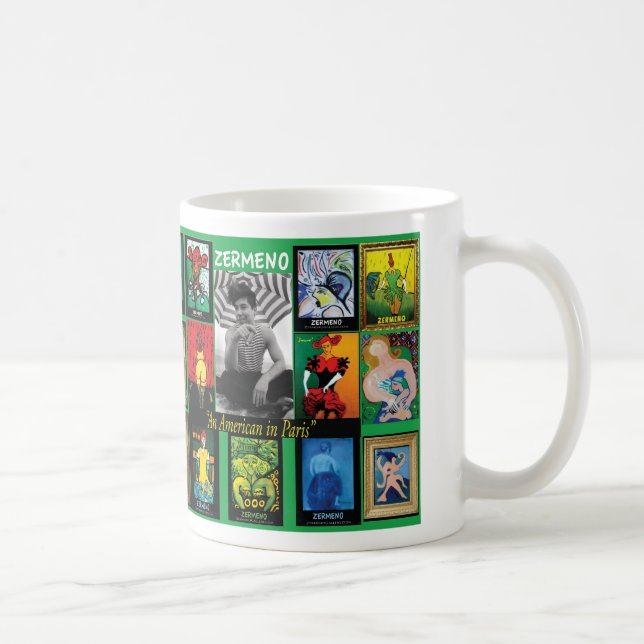 Caneca De Café Zermeno: Um artista em Paris (Direita)