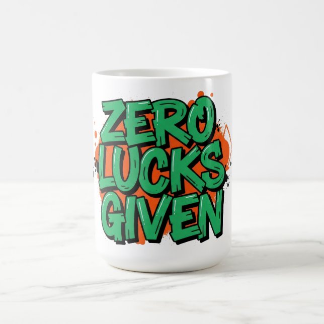 Caneca De Café Zero Lucks Dadas Ruas. Dia de Patrick (Centro)