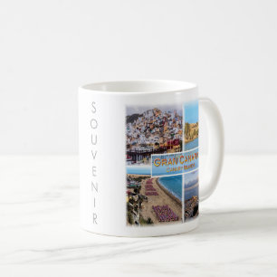 Caneca De Café zES008 LAS PALMAS Gran Canaria,