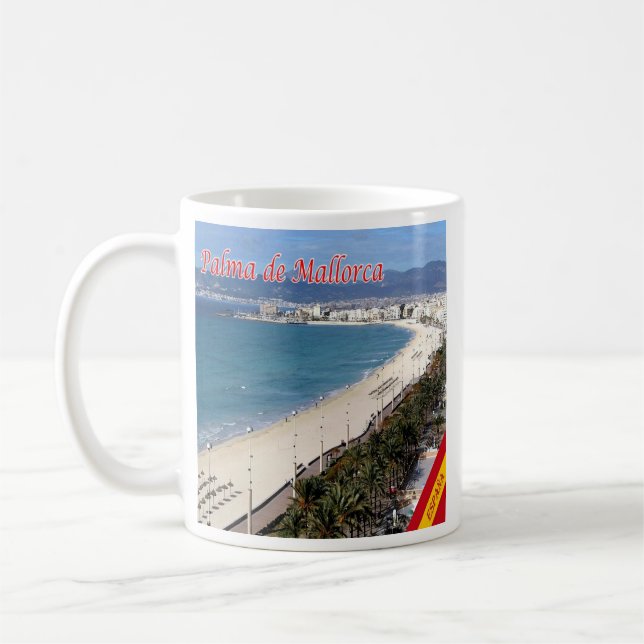 Caneca De Café zES101 PALMA DE MALLORCA, Espanha, (Esquerda)