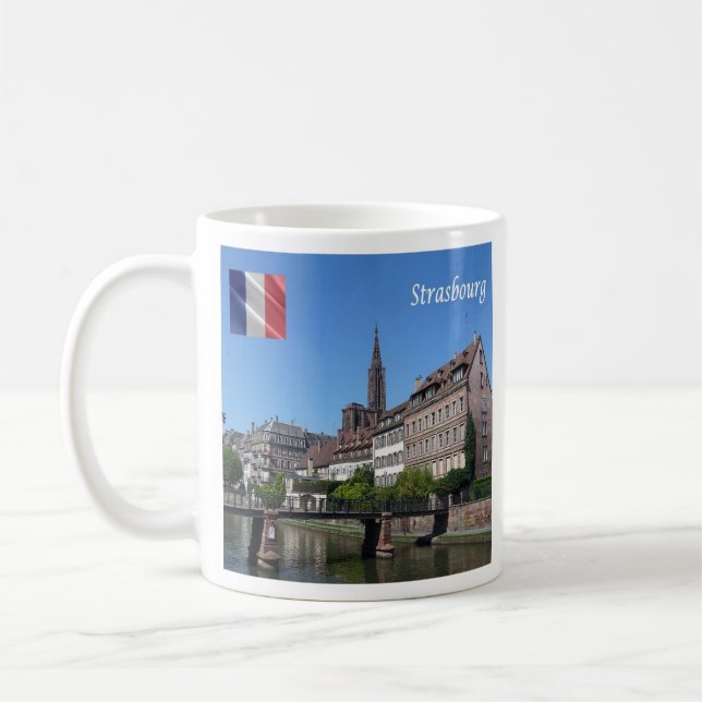 Caneca De Café zFR142 STRASBOURG, França (Esquerda)