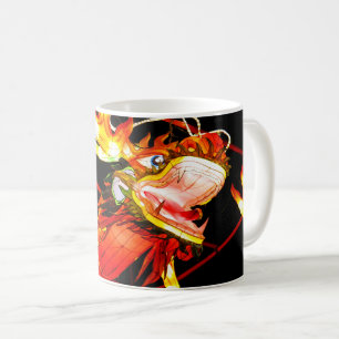 Caneca De Café Zhulong Dragão de Fogo