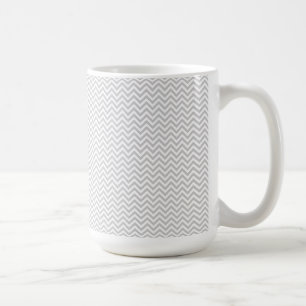 Caneca De Café ZigZag de Cinzas simples