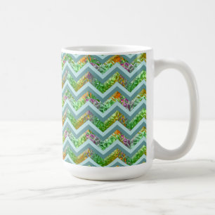 Caneca De Café ZigZag de Vidro Estreitado