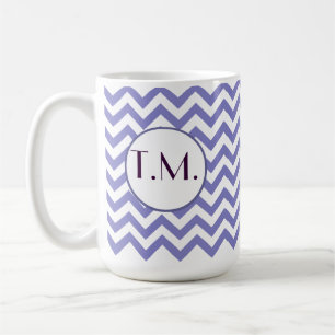 Caneca De Café Zigzag Roxo Monograma