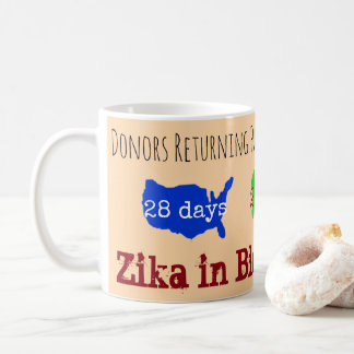 Caneca De Café Zika no sangue 101 dias Mug por RoseWrites