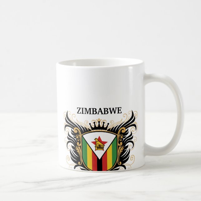 Caneca De Café Zimbabwe [personalize] (Direita)