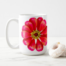 Caneca De Café Zínia Rosa