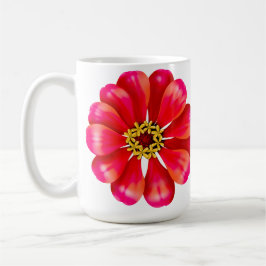 Caneca De Café Zínia Rosa
