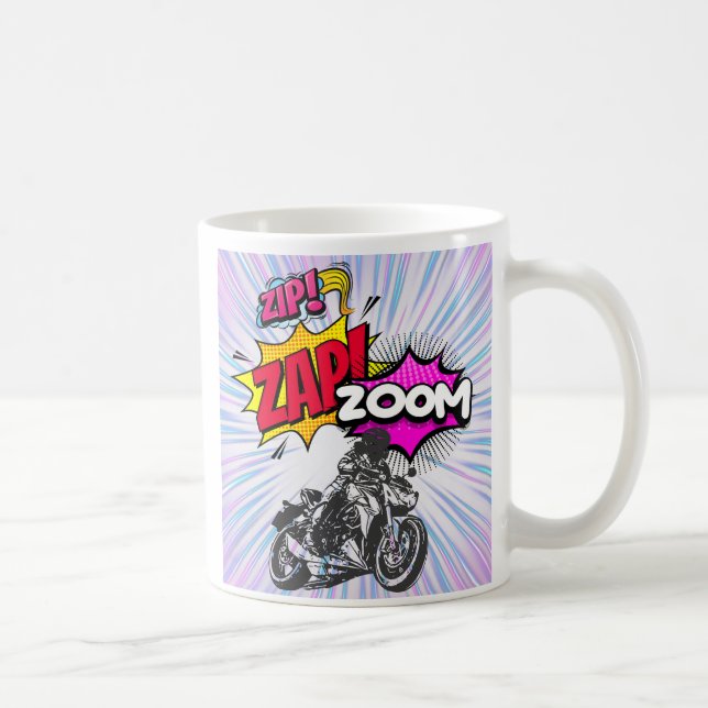 Caneca De Café Zip, zap, zoom Classic Mug (Direita)