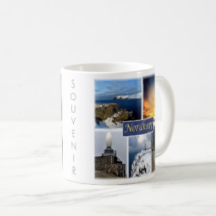 Caneca De Café zNO007 NORDKAPP NORTH CAPE, Noruega, Europa,