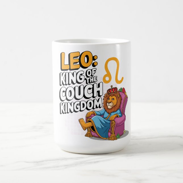 Caneca De Café Zodiac Leo design (Centro)