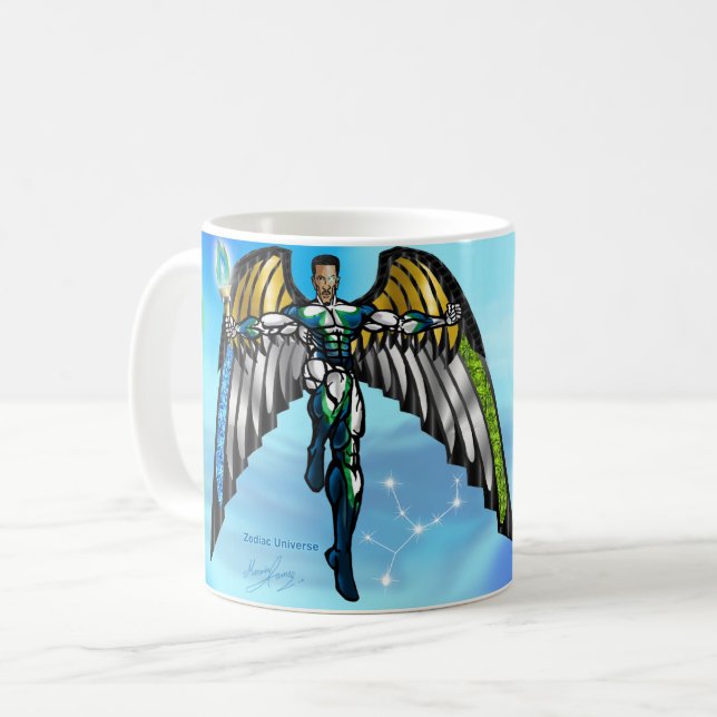 Caneca De Café Zodiac Universo - Virgo Mug (Frente Esquerda)