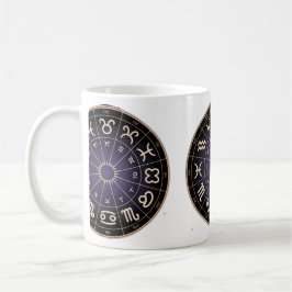 Caneca De Café Zodiac wheel