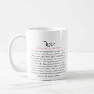 Caneca De Café Zodíaco chinês (ano do tigre) 2