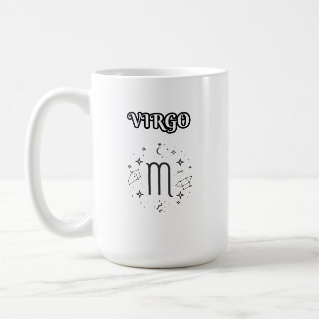 Caneca De Café zodíaco de virgem (Esquerda)
