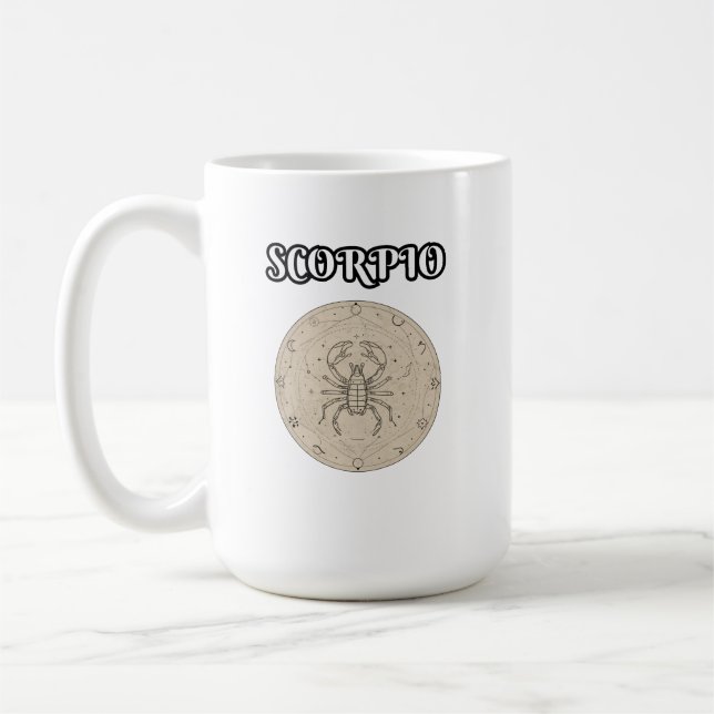 Caneca De Café zodíaco escorpião (Esquerda)