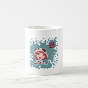 Caneca De Café Zodíaco japonês Kawaii - Ano do Boi
