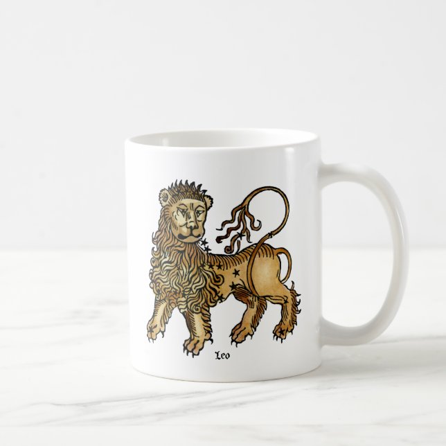 Caneca De Café Zodíaco: Leo, 1482 (Direita)