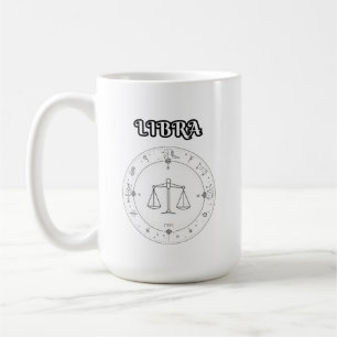 Caneca De Café zodíaco libra
