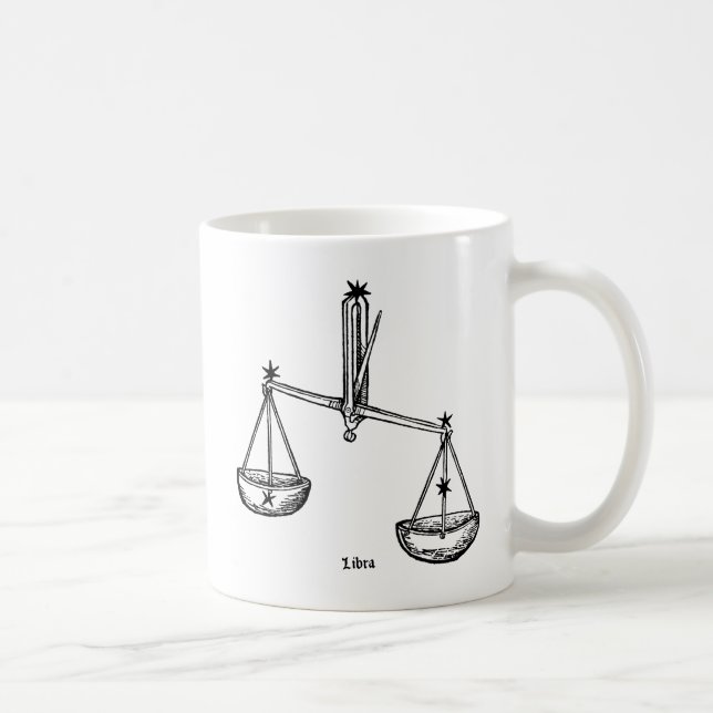 Caneca De Café Zodíaco: Libra, 1482 (Direita)