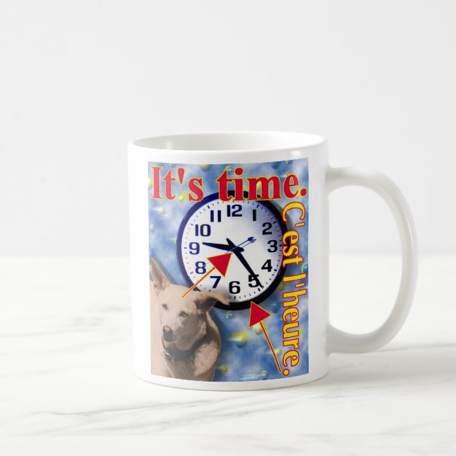Caneca De Café ZoeSPEAK - é tempo (Direita)