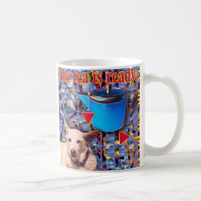 Caneca De Café ZoeSPEAK - O chá está pronto. (Direita)