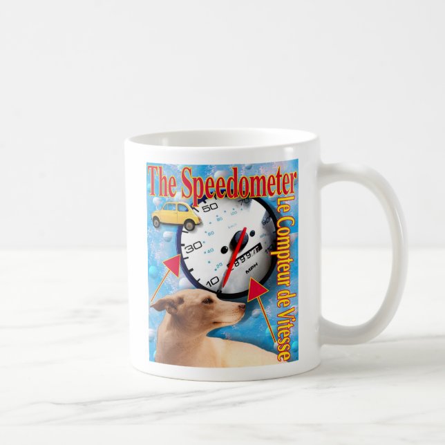 Caneca De Café ZoeSPEAK - O indicador de velocidade (Direita)
