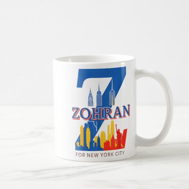 Caneca De Café Zohran Mamdani  (Direita)