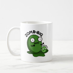Caneca De Café Zom-big Zom-small Dia de as Bruxas engraçado Zombi