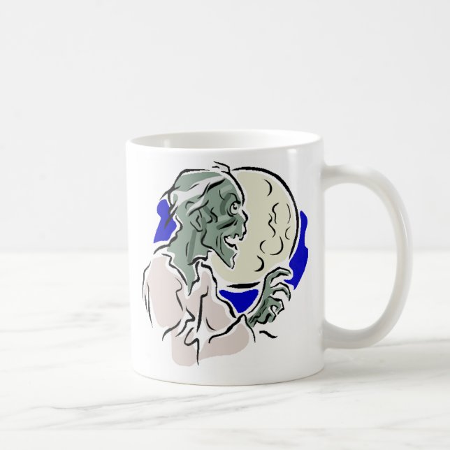 Caneca De Café Zombi (Direita)