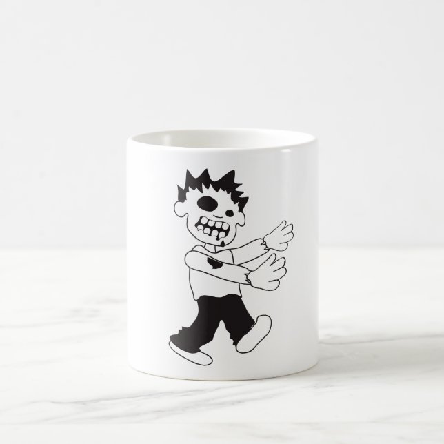 Caneca De Café Zombi de passeio (Centro)