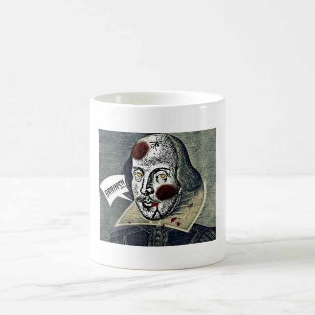 Caneca De Café Zombi Shakespeare (Centro)