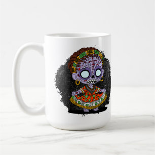 Caneca De Café Zombie Angolana Bonita